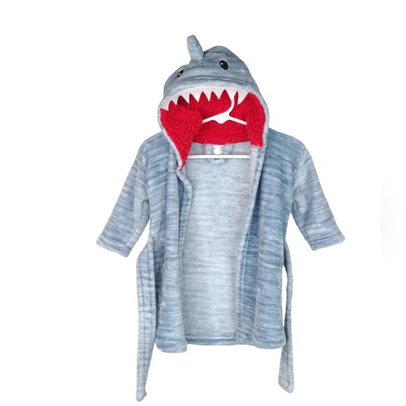 Shark Robe Bathtime size 0-9 months Modern Baby - Picture 9 of 11